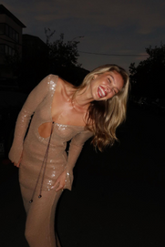 Coraline | Sequins Midi Dress