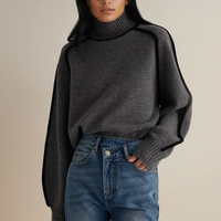 Lina™ - Elegant Turtleneck Sweater
