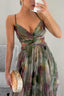 Women’s Floral Chiffon Maxi Dress