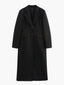 Women’s Classic Black Longline Coat