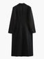 Women’s Classic Black Longline Coat