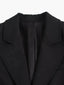 Women’s Classic Black Longline Coat