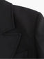 Women’s Classic Black Longline Coat