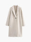 Women’s Single Button Longline Wool Coat
