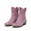 Women’s Western Ankle Boots with Low Block Heel