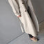Women’s Longline Belted Wool Blend Overcoat