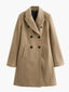 Women’s Double Breasted Teddy Wool Coat
