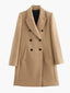 Women’s Double Breasted Teddy Wool Coat