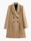 Women’s Double Breasted Teddy Wool Coat