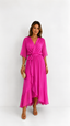 Women's Dress Folded, Adjustable Waistband