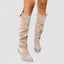 Women’s Knee High Slouch Boots with Ankle Strap
