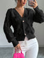Women’s Bow Detail Cable Knit Cardigan