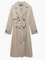 Women’s Classic Double Breasted Belted Trench Coat