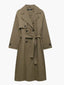 Women’s Classic Double Breasted Belted Trench Coat