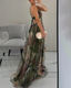 Women’s Floral Chiffon Maxi Dress