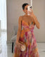 Women’s Floral Chiffon Maxi Dress