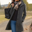 Women’s Single Breasted Wool Blend Coat