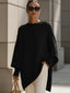Women’s Oversized Ribbed Crew Neck Jumper