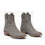 Women’s Western Ankle Boots with Low Block Heel