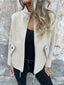 Women's High Collar Winter Coat | Zip Front Coat with Pockets