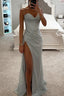 Women's Shimmer Corset Long Dress