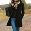 Women’s Single Breasted Wool Blend Coat