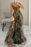 Women’s Floral Chiffon Maxi Dress