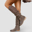 Women’s Knee High Slouch Boots with Ankle Strap