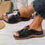 Women's Buckle Flat Sandals