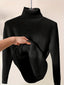 Women’s Long-Sleeve Turtle-Neck Pullover
