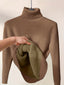 Women’s Long-Sleeve Turtle-Neck Pullover