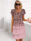 Women's Ruffled Floral Dress