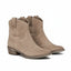 Women’s Western Ankle Boots with Low Block Heel