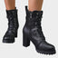 Ankle Boots | Lace-Up Front, Block Heel, Buckle Strap 2