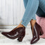 Ankle Boots | Pointed Toe, Block Heel Design 0