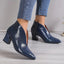 Ankle Boots | Pointed Toe, Block Heel Design 8