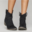 Ankle Boots | Western Stitching, Flat Block Heel 2
