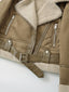 Aviator Jacket | Belted Waist, Plush Lined Collar 3