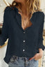 Blouse | Button-Down Front, Long Sleeve Design 4
