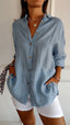 Blouse | Pleated Design, Flattering Fit, Cotton 0