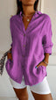 Blouse | Pleated Design, Flattering Fit, Cotton 5