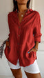 Blouse | Pleated Design, Flattering Fit, Cotton 8