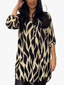 Blouse | Printed Pattern, V-Neckline, Long Sleeves 1