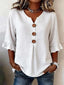 Blouse | Ruffled Sleeves, Button Front Detail 0