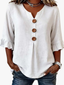 Blouse | Ruffled Sleeves, Button Front Detail 1