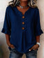 Blouse | Ruffled Sleeves, Button Front Detail 2