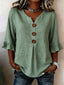 Blouse | Ruffled Sleeves, Button Front Detail 4