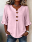 Blouse | Ruffled Sleeves, Button Front Detail 5
