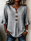 Blouse | Ruffled Sleeves, Button Front Detail 6