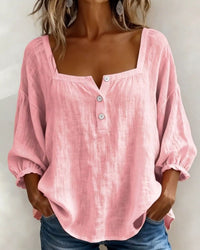 Blouse | Square Neckline, Relaxed Silhouette 0